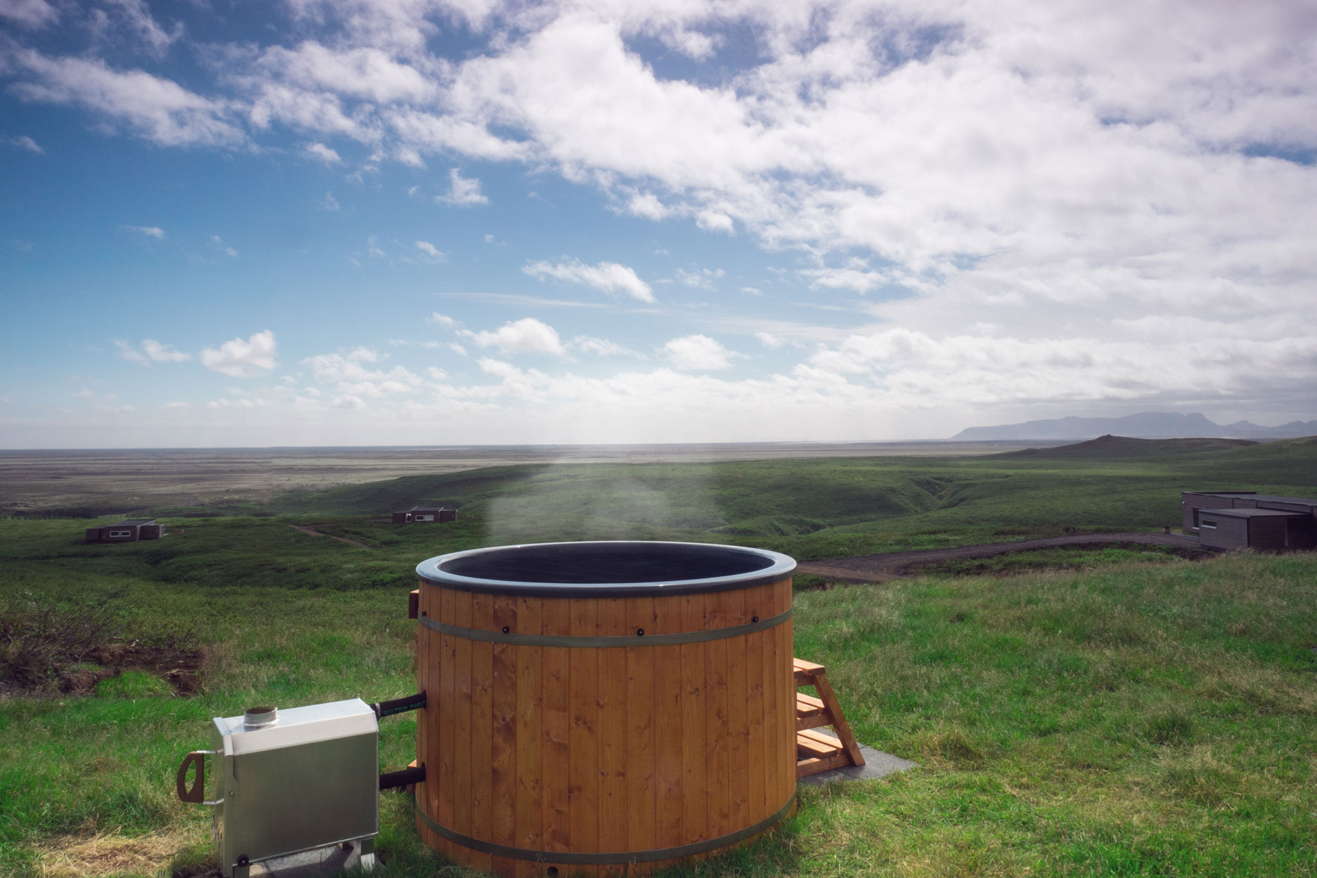 hot tub in hrifunes nature park south iceland